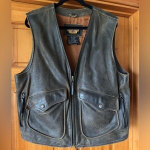Harley-Davidson Distressed Leather Vest